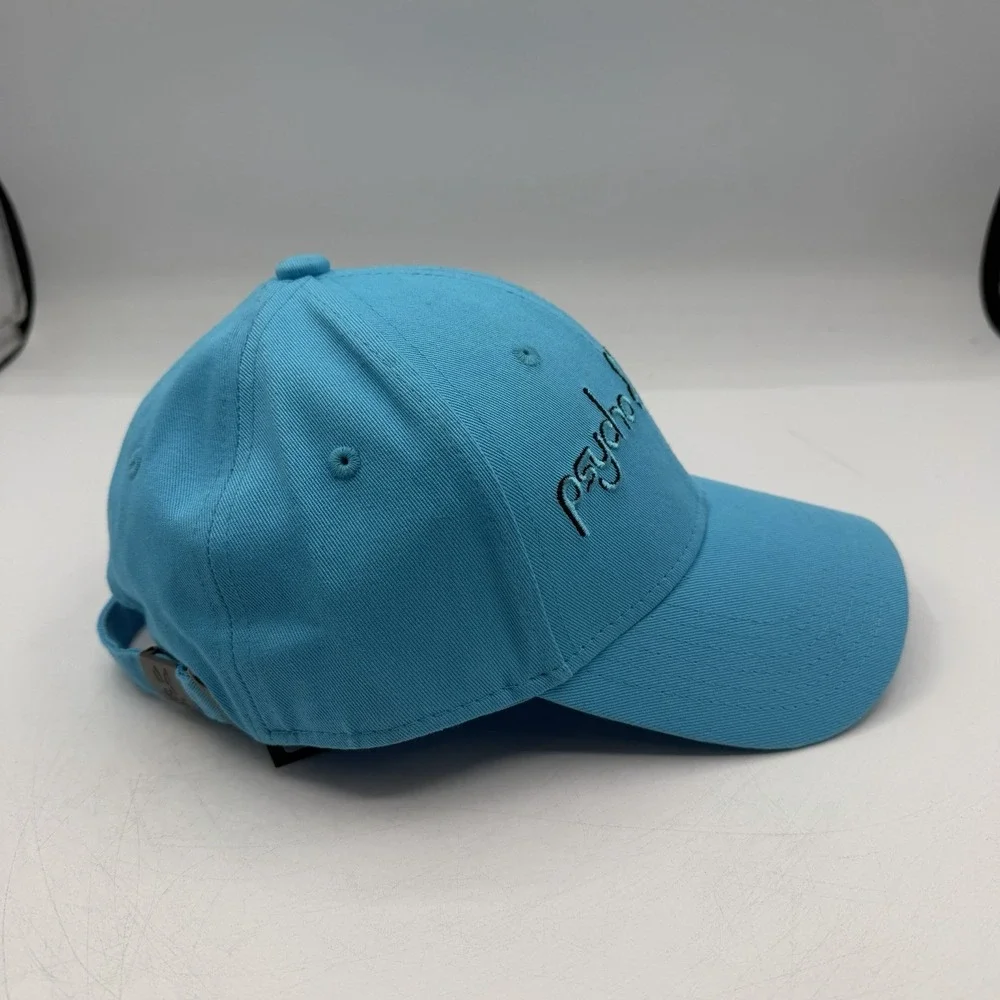 Psycho Bunny Louise Hat KIDS Strapback Adjustable‎ Aquarius Blue O/S Unisex NWT